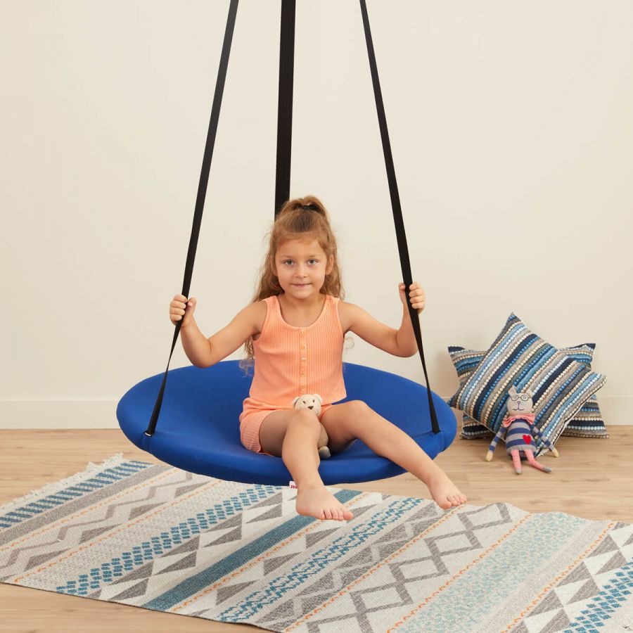 Svava Swing (Large) Home and Garden Swing (Blue)
