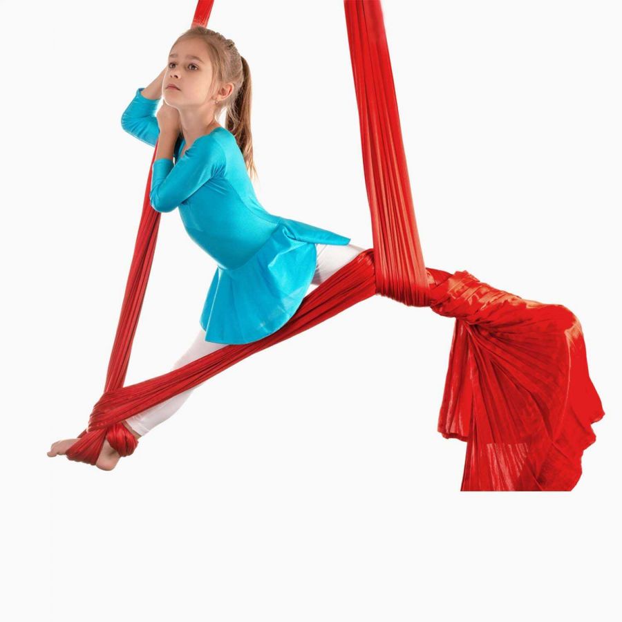 Yoga Fly Hamağı, Antigravity Yoga Denge Spor Aleti (Kırmızı)