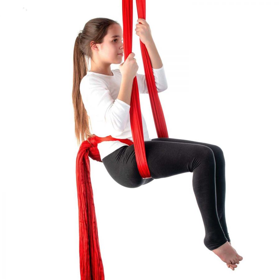 Yoga Fly Hamağı, Antigravity Yoga Denge Spor Aleti (Kırmızı)